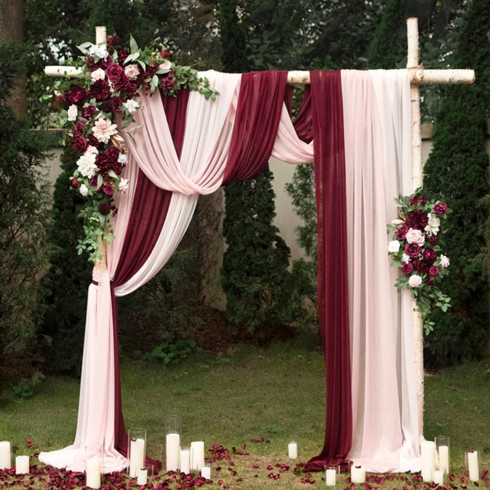 Arch Decor in Romantic Marsala